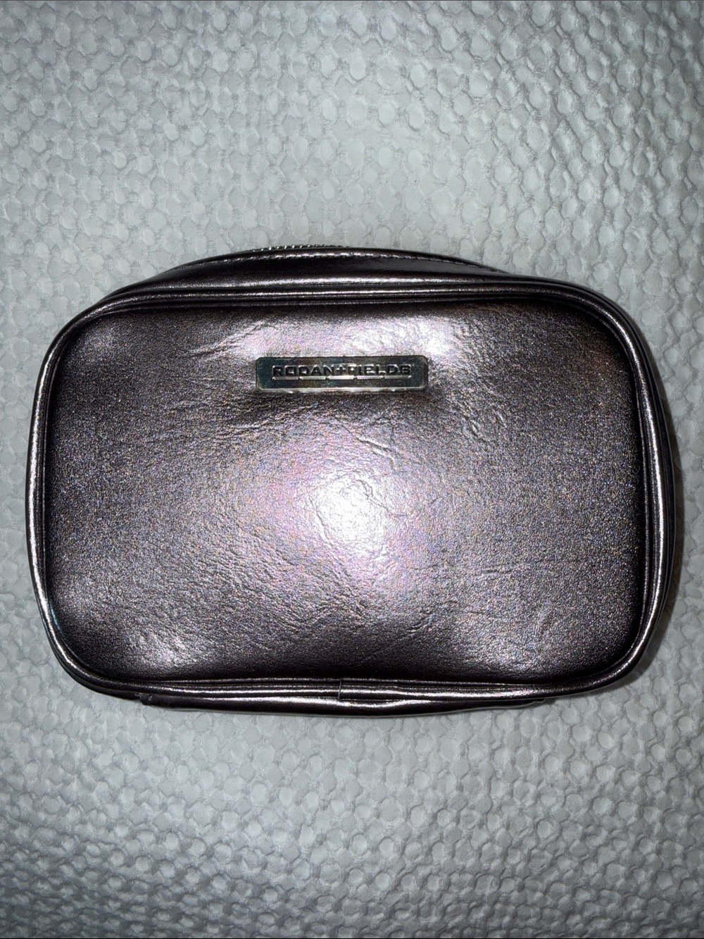 Rodan & Fields Metallic Gray Bag with Subtle Sheen